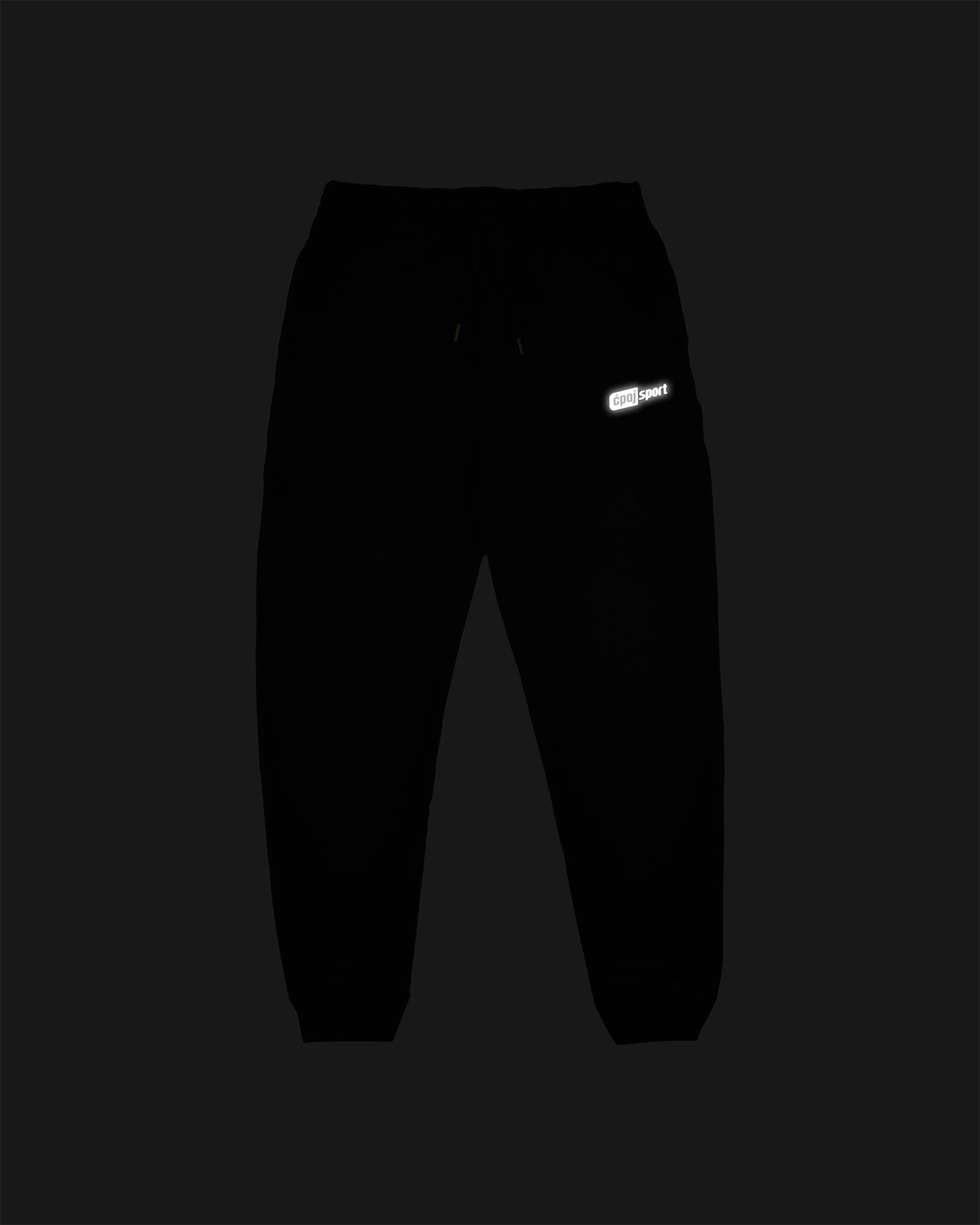 Spodnie Dresowe ĆPAJ SPORT REFLECTIVE LOGO Czarne
