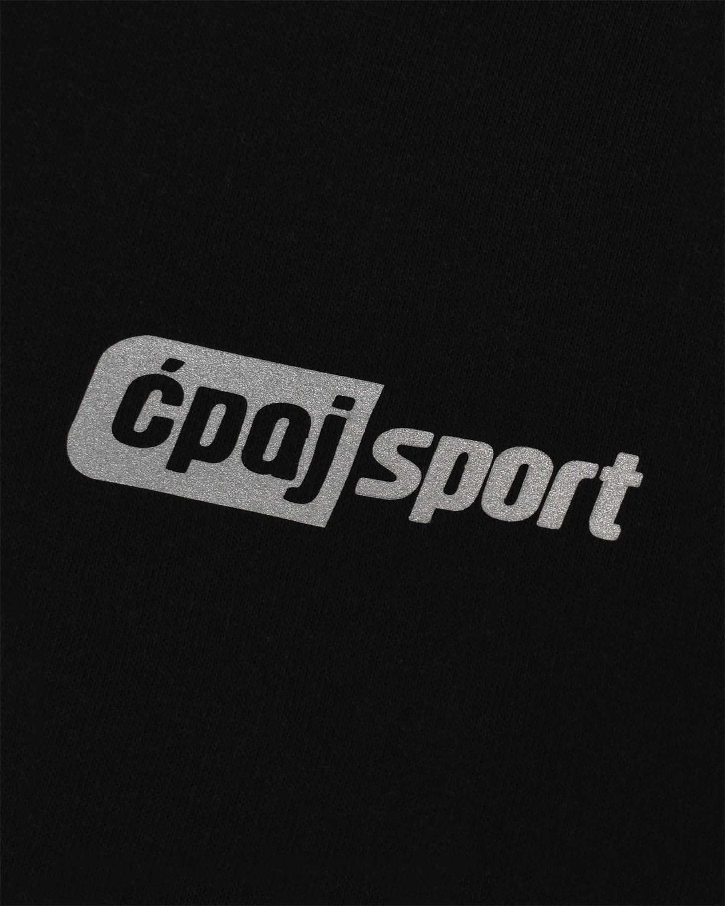 Spodnie Dresowe ĆPAJ SPORT REFLECTIVE LOGO Czarne
